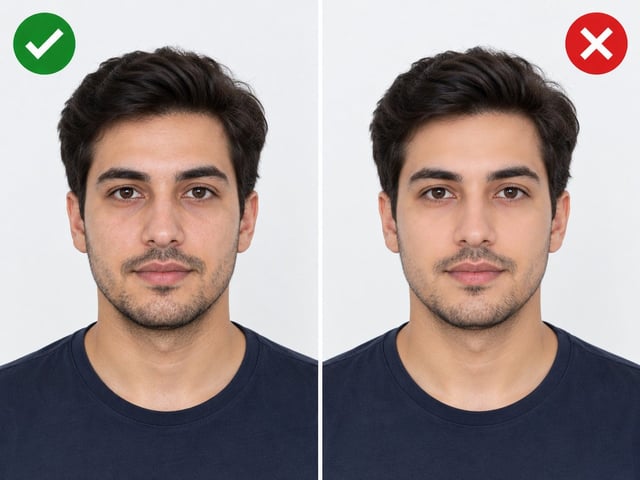 Unedited Versus Digitally Altered Passport Photo